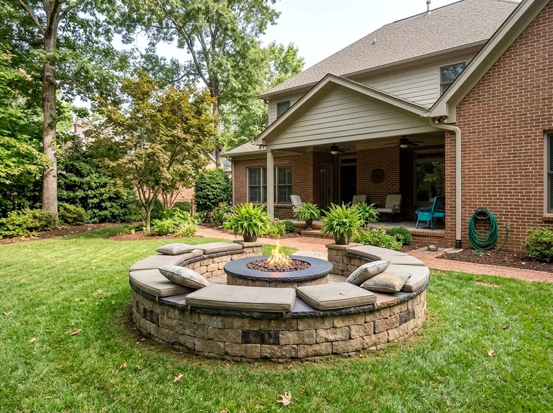 Standard Charcoal Gas Traditional fire pit