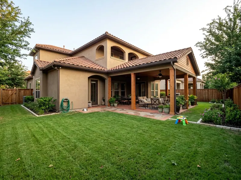 2000 sq ft Natural cedar New planting Mediterranean landscaping