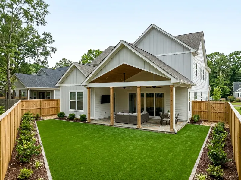 500 sq ft White Lawn turf Modern Farmhouse turf