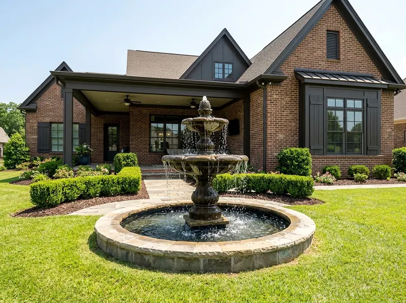 Compact Charcoal Fountain Traditional water feature